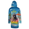 thumbnail image 2 of Hello Summer Newfoundland Pool Day on Watermelon Float All Over Print 3D Hooded Duffle Toggle Coat Newfie Dog Lover Gifts - 13008, 2 of 6