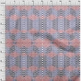 thumbnail image 4 of oneOone Cotton Silk Pink Fabric Geometrical Fabric For Sewing Printed Craft Fabric By The Yard 42 Inch Wide, 4 of 4