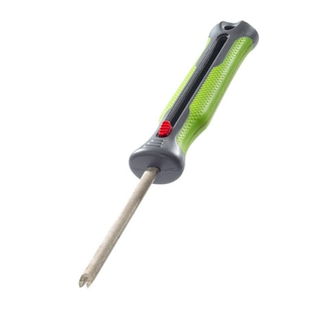 Smith's Mr. Crappie 51195 Fish Pick and Hook Sharpener - Retractable Sharpening Rod - Diamond Hook Sharpening Groove- Fish Hook Remover - Knife Sharpener - Ergonomic Handle - Fishing Accessory