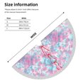 thumbnail image 6 of Christmas Tree Skirt, Tie Dye Christmas Tree Decorations Indoor, Tree Skirts Mat With Tassel Trim for Halloween New Year Holiday Christmas Party Decor 48 Inches, 6 of 7