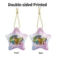 thumbnail image 3 of Scooby Doo Characters Christmas Ornaments Ceramic Star Christmas Tree Hanging Home Decoration Xmas Souvenirs Pendant Gift, 3 of 8
