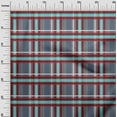 thumbnail image 2 of oneOone Cotton Silk Fabric Madras Check Print Sewing Fabric BTY 42 Inch Wide, 2 of 4