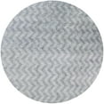 thumbnail image 1 of Ahgly Company Indoor Round Mid-Century Modern Platinum Silver Gray Oriental Area Rugs, 4' Round, 1 of 6