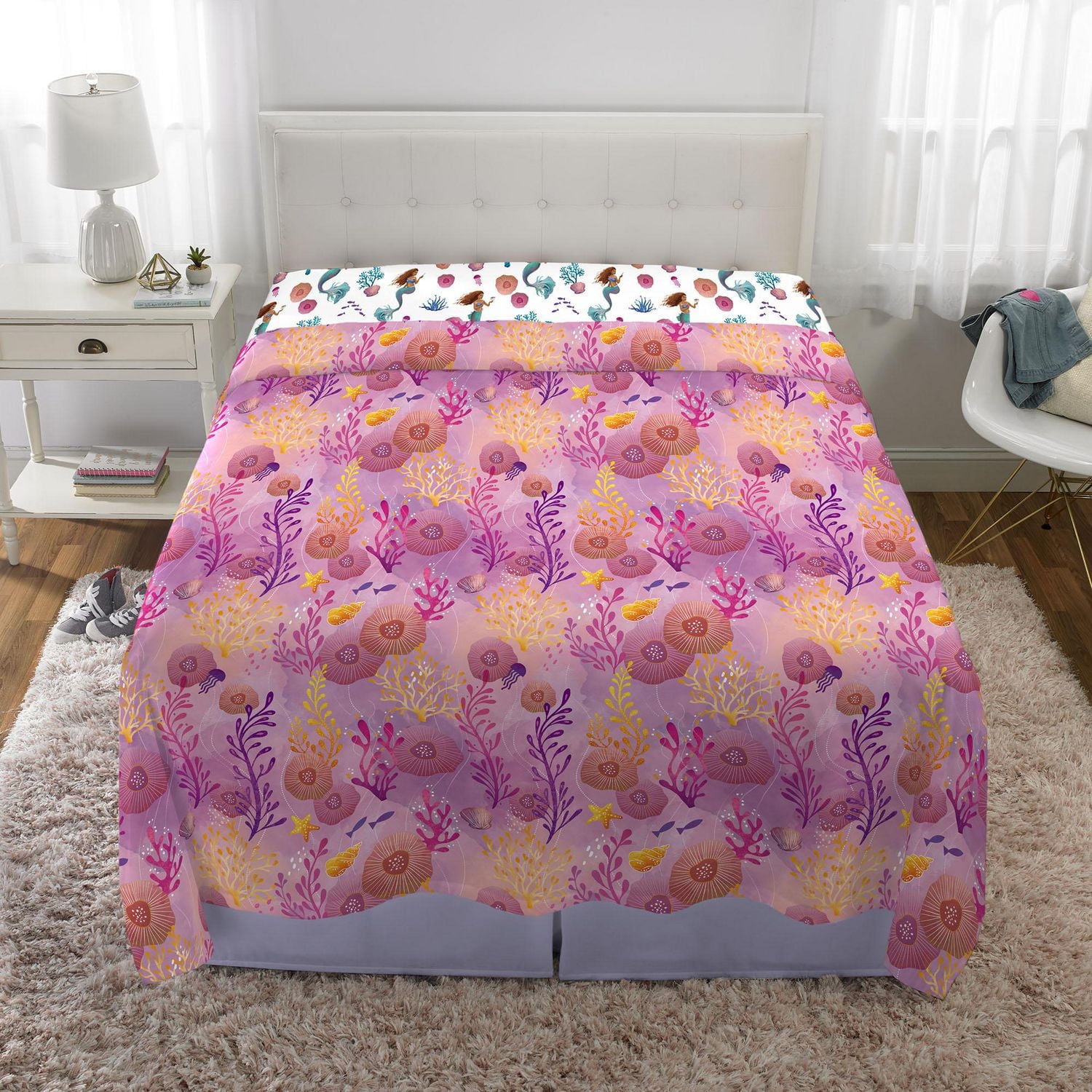 Disney's Little Mermaid "Aquatic Outlines" Full Sheet Set