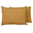 thumbnail image 1 of SNNROO Indoor/Outdoor Polyester Fabric Lumbar Pillow Cover  All-Weather Waterproof Rectangular Cushion Case for Patio Furniture 12” x 20”Set of 2-Yellow, 1 of 7