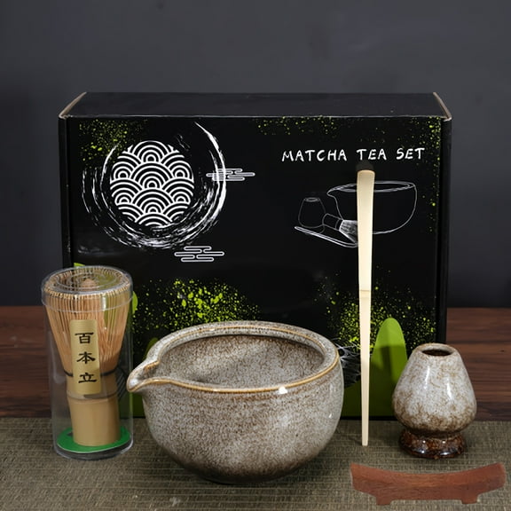 Japanese Tea Set Matcha Tea Bowl and Whisk Set