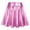 Pink, variant on EHRWE Women's Skirt Fashion High Waist Pleated Solid Color Short Skirt Loose Skirt Metallic Skater Skirt Sparkly Shiny Flared Pleated A Line Mini Skort Festival Party Skirt