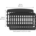 thumbnail image 2 of IRIS USA 24'' Pet Playpen 2 Panel Add-On, Dog Playpen, Puppy Small Medium Dogs, Heavy-Duty Molded Plastic, Rust-Free, Customizable, Black, 2 of 9