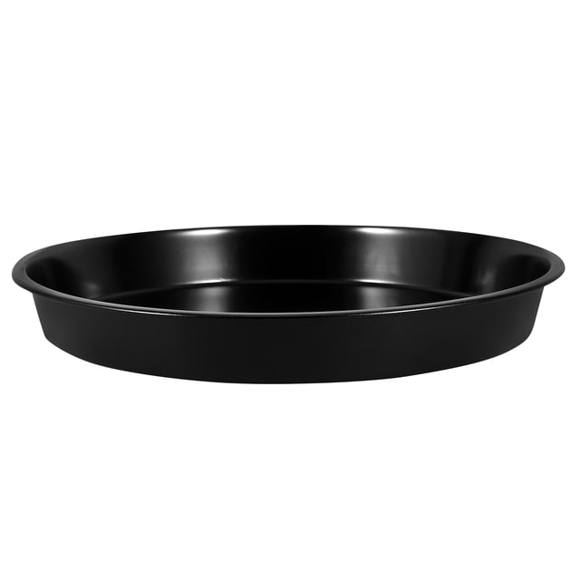 OULII Moule à Pâtisserie Rond Antiadhésif pour Four Acier au Carbone Noir 1ensemble