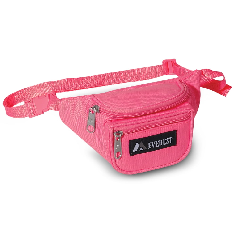 pink waist bag