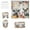 K, variant on Highland Cattle Bathroom Set Highland Cattle Print Bathroom 4-Piece Set Shower Curtain with Hooks Bath Mat Toilet Lid Cover U-Shaped Rug Waterproof Themed Decor Cattle Print Shower Curtain