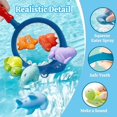 thumbnail image 2 of Baby bath water toy - Wind-up Carp Bath Toy for Kids, Windup Fish Bath Toy Bahtub Carp Toy Fish Floating Toy Carp Water Toy Swimming Fish Tub Toy for Toddlers (PINK), 2 of 5