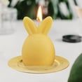 thumbnail image 3 of Mecorevxz Easter Candles Rabbit Shape Bunny Spring Rabbit Candles Gifts for Easter Bunny Decorations Party Table Home Decor,Easter Decorations(Yellow), 3 of 7