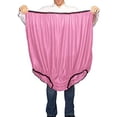 thumbnail image 1 of Big Mom Undies Broma divertida Regalos de broma Ropa interior novedosa gigante para mujeres Hombres Bragas de abuela Juegos de gala, 1 of 4