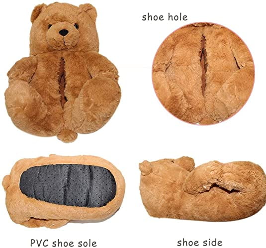 teddy bear slippers walmart