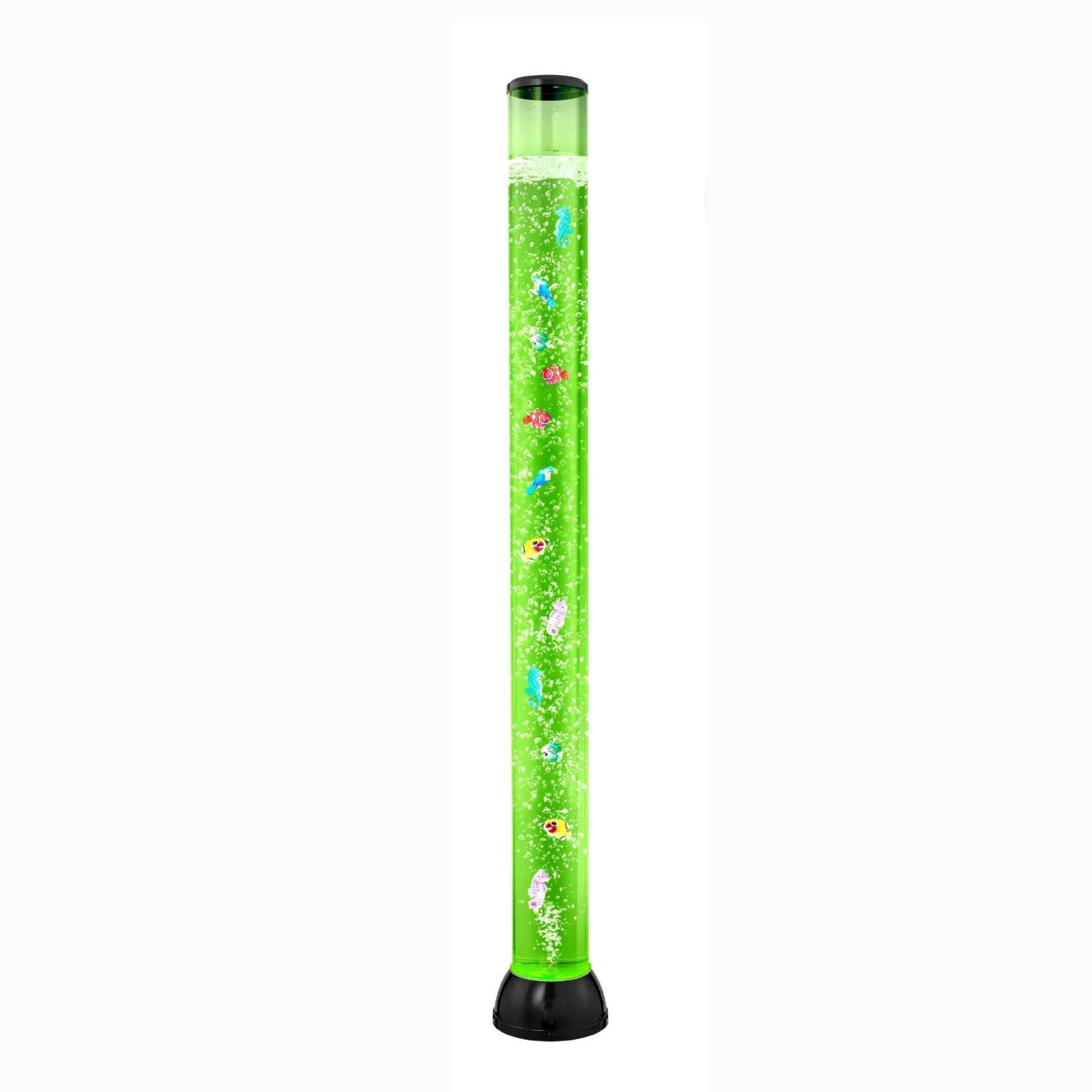 4ft Sensory Bubble Fish Tube Lamp, Aquarium Night Light with 16 Colors & Remote for Bedroom & Living Room