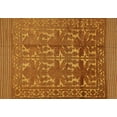 thumbnail image 1 of Ahgly Company Machine Washable Indoor Rectangle Traditional Mahogany Brown Area Rugs, 2' x 4', 1 of 7