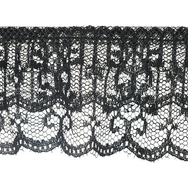 2 Tiered Ruffled Lace Trim 2 - 1/8