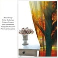 thumbnail image 5 of Natural Landscape Blackout Curtains, Forest Sunset Maple Leaf Lawn Woodland Pattern Printed Curtains for Bedroom Living Room Insulation Curtains 42x54 Inches, 5 of 6