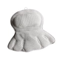 thumbnail image 3 of Almohada de baño con ventosas, cojín para bañera, accesorios relajantes, reposacabezas, caliente Blanco, 3 of 9