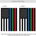 thumbnail image 3 of Thin Blue Green and Red Line American US Flag Garden Flag Vertical Double Sided, Patriotic USA Honoring Police Military and Fire Officers Flag Yard Outdoor Decoration 12.5 x 18 Inches, 3 of 5