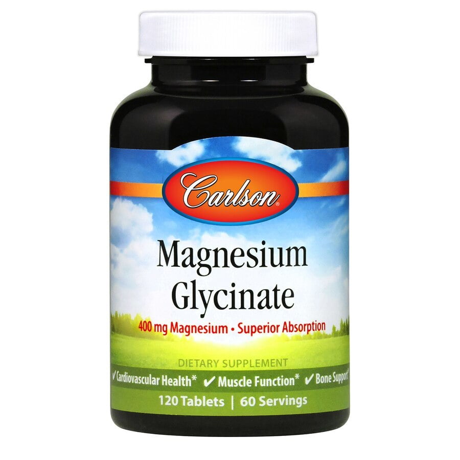 Magnesium Glycinate Carlson Laboratories 120 Tabs