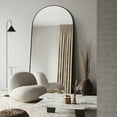 Luxhomez 71" x 28" Oversized Arch Full Length Mirror with 3 Mounting