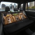 thumbnail image 7 of POLERO Deer Driving Print, Stretch Rear Seat Covers Set of 2 Durable Full Wrap Auto Seat Covers for Car Interior Auto Interior, 7 of 7