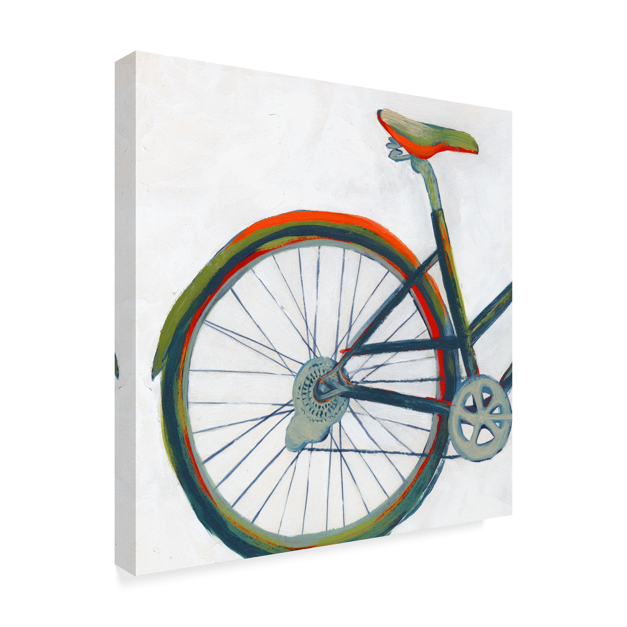 Trademark Fine Art 'Bicycle Diptych I' Canvas Art by Grace Popp