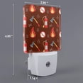 thumbnail image 2 of Balery Fire Extinguisher Luz Nocturna LED con Sensor Automático, Enchufe con Sensor Crepuscular, Luz Suave de 0.5W para Dormitorio, Pasillo, Baño-UK, 2 of 7