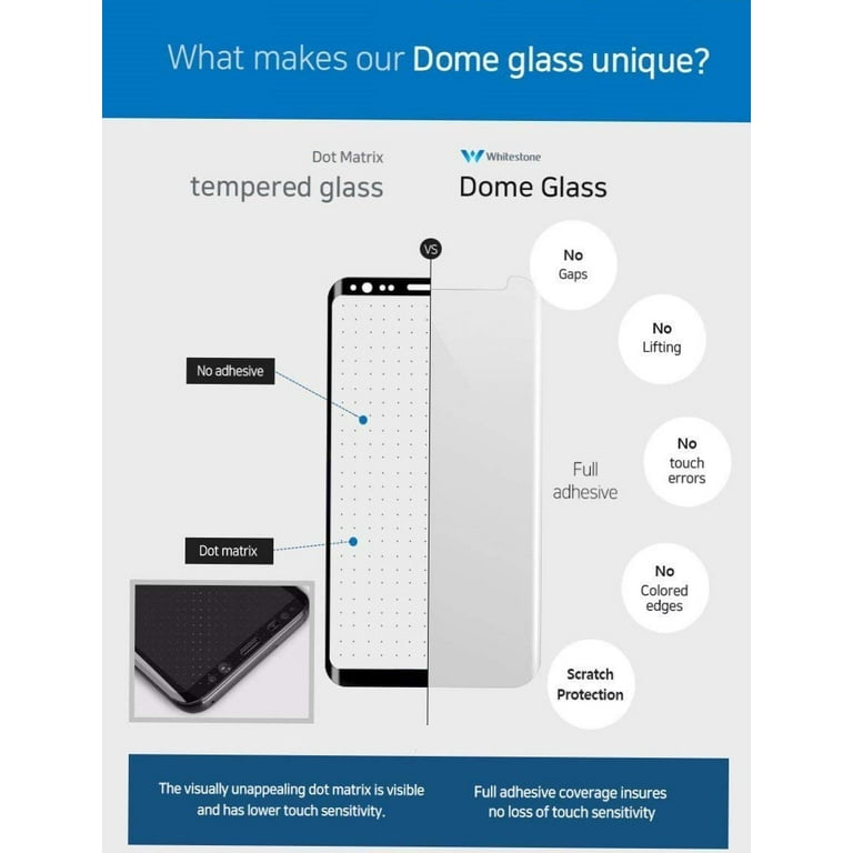 Whitestone Dome Glass Screen Protector for Apple iPhone Plus