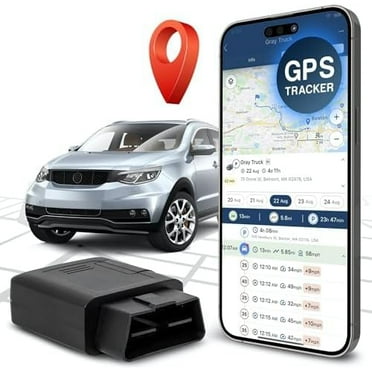 Brickhouse Security GPS Tracker for Vehicles- TrackPort OBD II Tracking Device- Tracker for Car Location and Speed- Mini OBD GPS Tracker for Vehicles- GPS Trackers- Subscription Required
