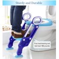 Potty Training Toilet Seat with Step Stool Ladder for Kids, Adjustable Toddler Toilet Training
