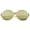 Gold / Gold Mirror, variant on sunglassLA Unisex Oversize Round Color Mirror Shield Lens Metal Temple Rimless Sunglasses (Gold / Gold Mirror) - 69mm