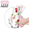 thumbnail image 6 of 40oz Red Cherry Fruit Pattern Stainless Steel Flip Straw Tumbler Spill Proof Travel Cup Double Wall Vacuum Insulated Coffee Mug with Top Handle, 6 of 6