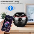 thumbnail image 4 of Réveil Radio avec Doubles Alarmes, Horloge de Chevet Numérique FM avec Fonction Snooze, Affichage LED 4, 4 of 5