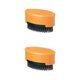 thumbnail image 1 of Monstrate Cepillo de limpieza Platos de doble cara Lavandería absorbente Lavador de palmas Gancho para colgar en el baño Estropajo de Naranja Naranja 2Conjunto, 1 of 6