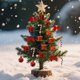 thumbnail image 4 of Christmas Tree Bauble Hanging Home Party Ornament Decor, Bauble Hanging Ornament, Home Party Decor, Festive Home Decor, Unique Christmas Tree Accents, Metal Frame Design, 2-Tier Structure, for, 4 of 8