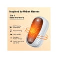thumbnail image 2 of 2025 Upgraded 2-Pack 6000mAh Rechargeable Hand Warmers 3 Heat Levels, 2 of 8
