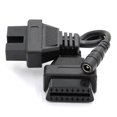 thumbnail image 3 of OBD Diagnostic for Mitsubishi 12Pin to OBD2 16Pin Connector Adapter OBD2 Connect Cable with Power Adapter, 3 of 5