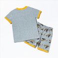 thumbnail image 3 of Toddler Boy Summer Outfit Excavators Cranes Printed Short Sleeve Shorts Clothes Casual Summer Kids Suit 2-8 T, 3 of 6