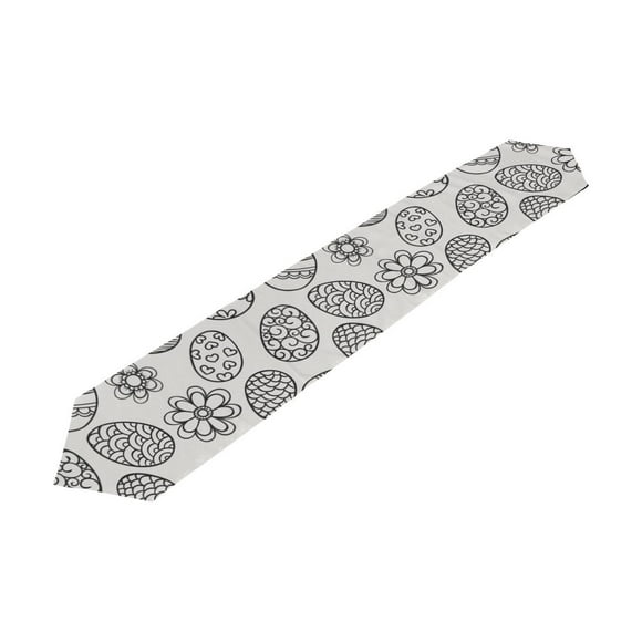 POPCreation Easter Egg Table Runner Table Top Decoration Home Decor 13x70 inches