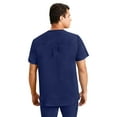 thumbnail image 3 of Healing Hands Purple Label - Men's Justin Top 's One Pocket V-Neck Scrub Top - Large,Navy, 3 of 7