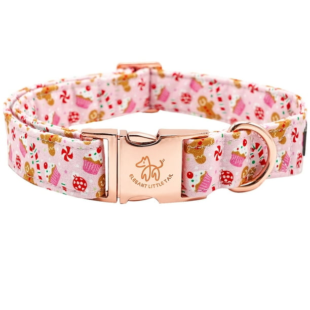 Collar para perro Elegant Little Tail M 34-56 cm Pink Gingerbread