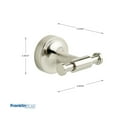thumbnail image 4 of franklin brass voi35-sn voisin robe hook, satin nickel, 4 of 4
