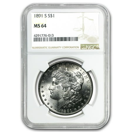 1891 Morgan Dollar MS-64 NGC