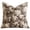 Charcoal Espresso, 18 x 18 Inch, 1 Pc, variant on Throw Pillow Covers 18x18, Vintage Floral Chenille Jacquard Cushion Cover with Piped Edge for Couch Sofa Living Room Decor, 18 x 18 Inch