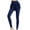 Navy, variant on Womens' Fashion Plus Size Yogo Gym Pants Ashion Ladies Pure Color Hip Lifting Elastic Fitness Running Yoga Pants Clearance Under 10$!
