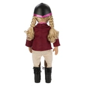 Our Generation Lily Anna Poseable Deluxe Doll Set with Riding Outfit, Award Ceremony Outfit, and Adventure At Shelby Stables Sto