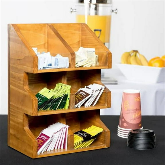 Cal-Mil 2054-99 Madera Condiment Organizer/Display Double